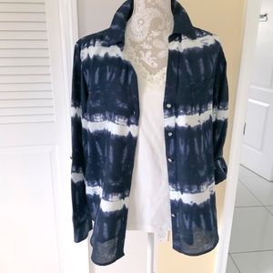 INC Tie-Dye Blouse XL